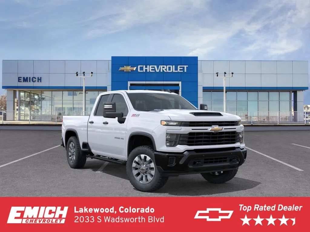 White 2026 Chevrolet Silverado 2500HD Custom for sale in Lakewood, CO