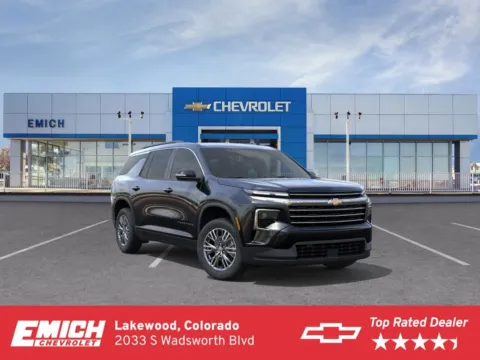 Black 2026 Chevrolet Traverse LT for sale in Lakewood, CO