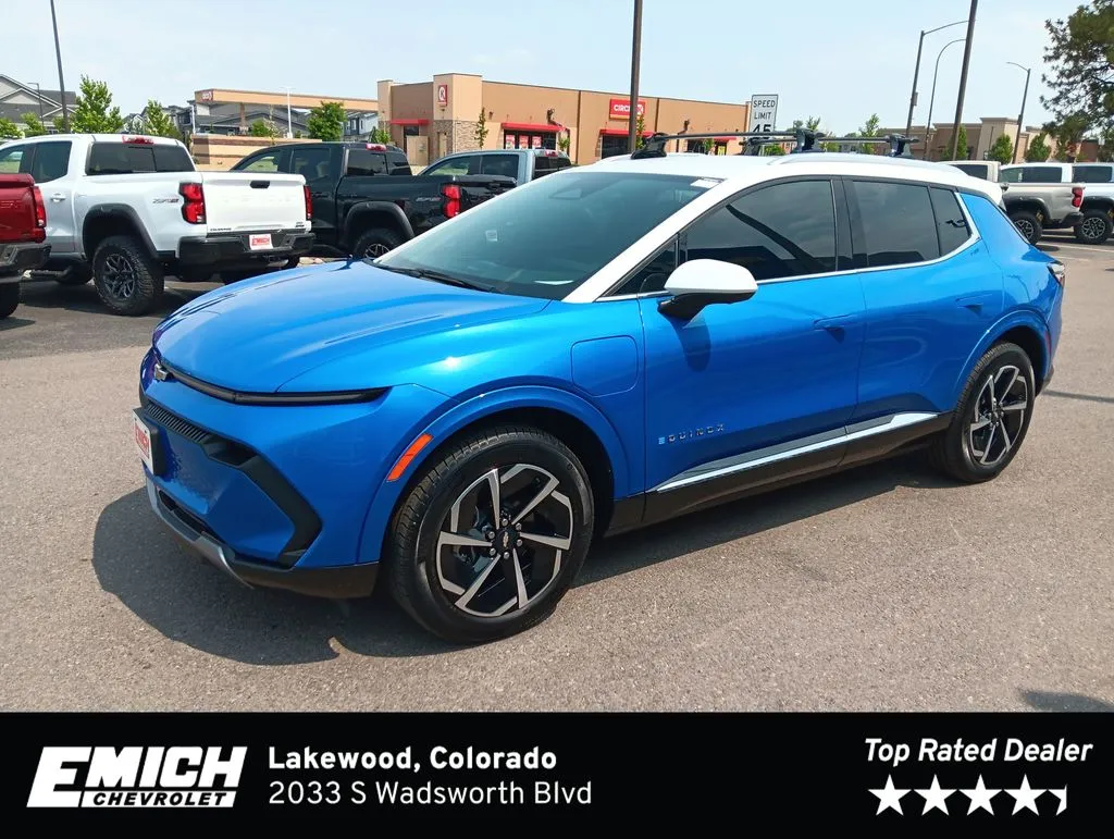 Blue 2024 Chevrolet Equinox EV LT for sale in Lakewood, CO