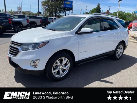White 2018 Chevrolet Equinox LT for sale in Lakewood, CO