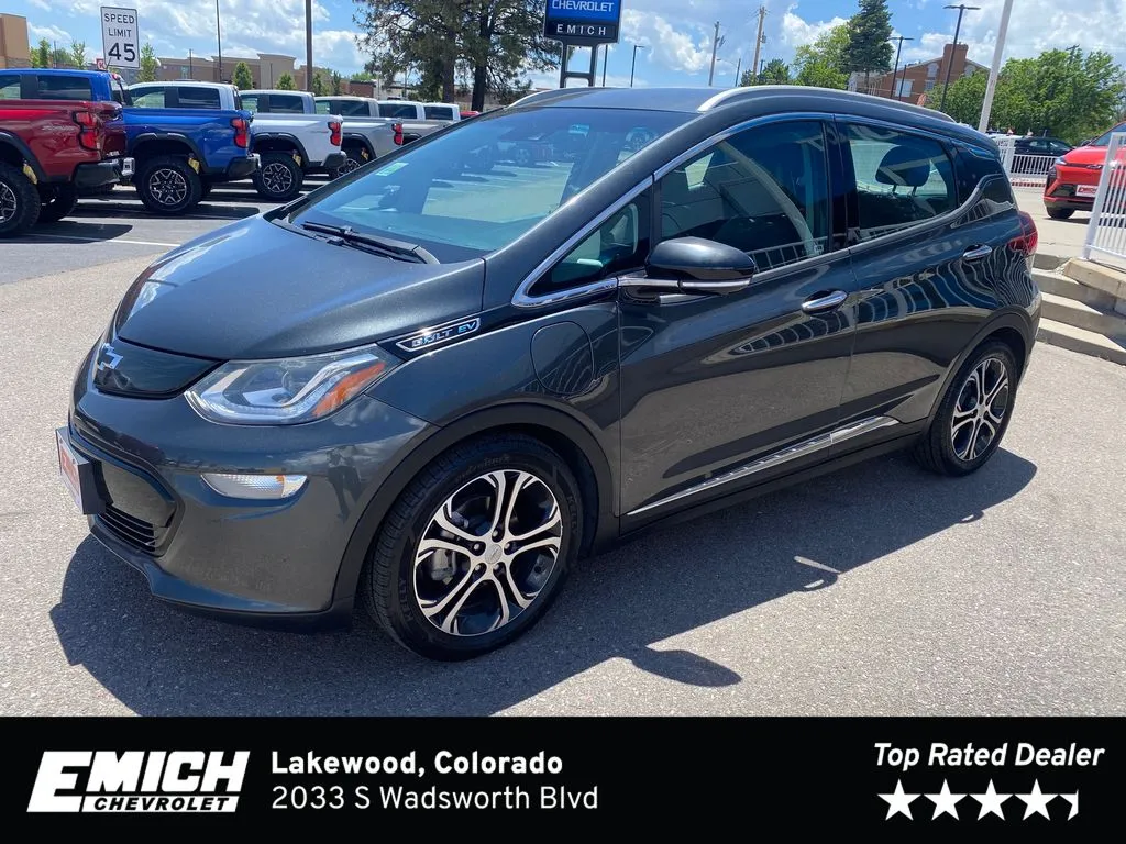 Used 2018 Chevrolet Bolt EV Premier with VIN 1G1FX6S08J4135994 for sale in Denver, CO