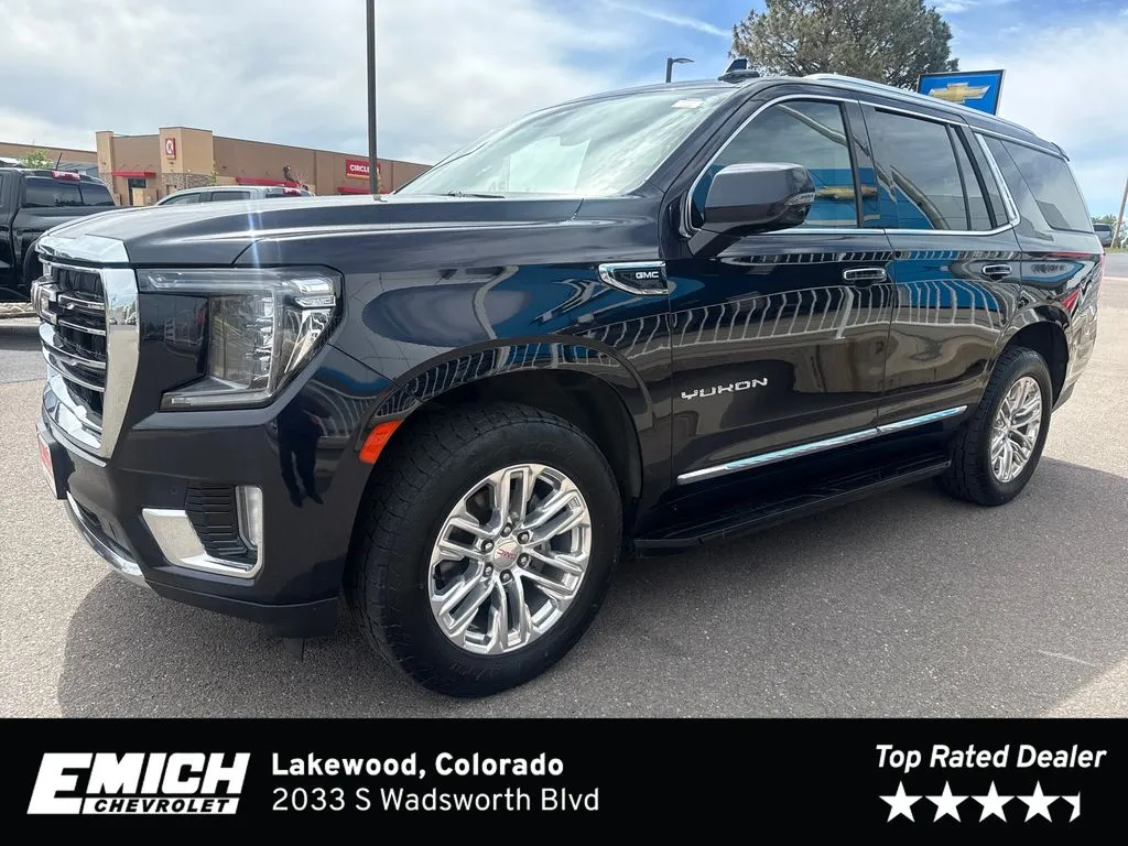 Blue 2023 GMC Yukon SLT for sale in Lakewood, CO
