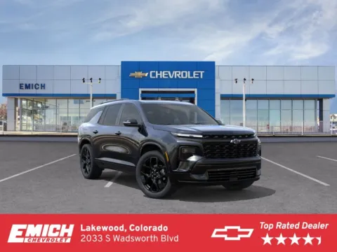 Black 2026 Chevrolet Traverse RS for sale in Lakewood, CO