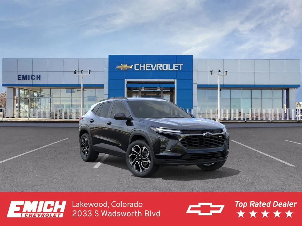 Black 2026 Chevrolet Trax 2RS for sale in Lakewood, CO