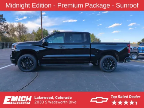 Photos of 2026 Chevrolet Silverado 1500 High Country for sale in Lakewood, CO at Emich Chevrolet