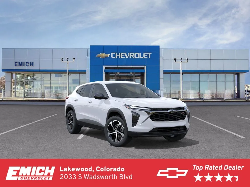 White 2026 Chevrolet Trax 1RS for sale in Lakewood, CO