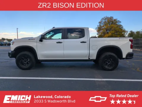 Photos of 2026 Chevrolet Silverado 1500 ZR2 for sale in Lakewood, CO at Emich Chevrolet