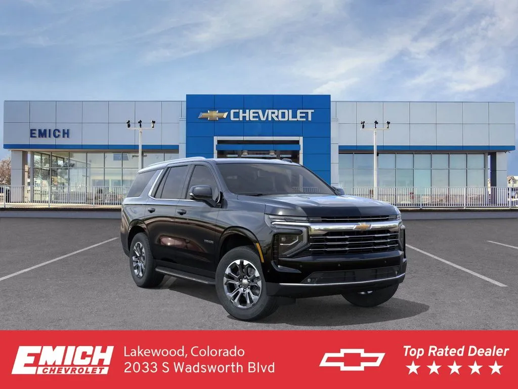 Black 2026 Chevrolet Tahoe LT for sale in Lakewood, CO