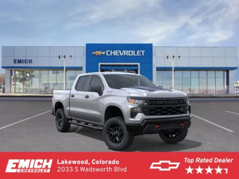 Gray 2026 Chevrolet Silverado 1500 Custom Trail Boss for sale in Lakewood, CO