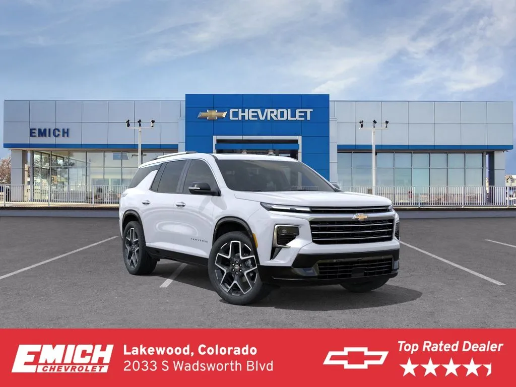 White 2026 Chevrolet Traverse High Country for sale in Lakewood, CO