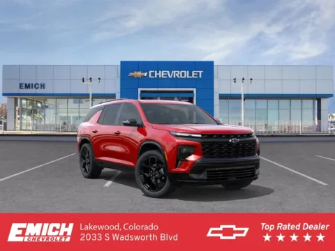 Red 2026 Chevrolet Traverse RS for sale in Lakewood, CO