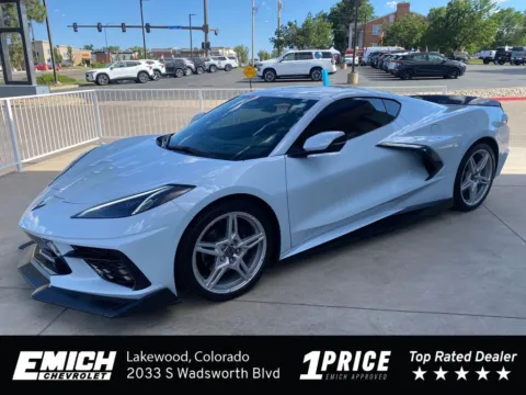 White 2024 Chevrolet Corvette Stingray for sale in Lakewood, CO