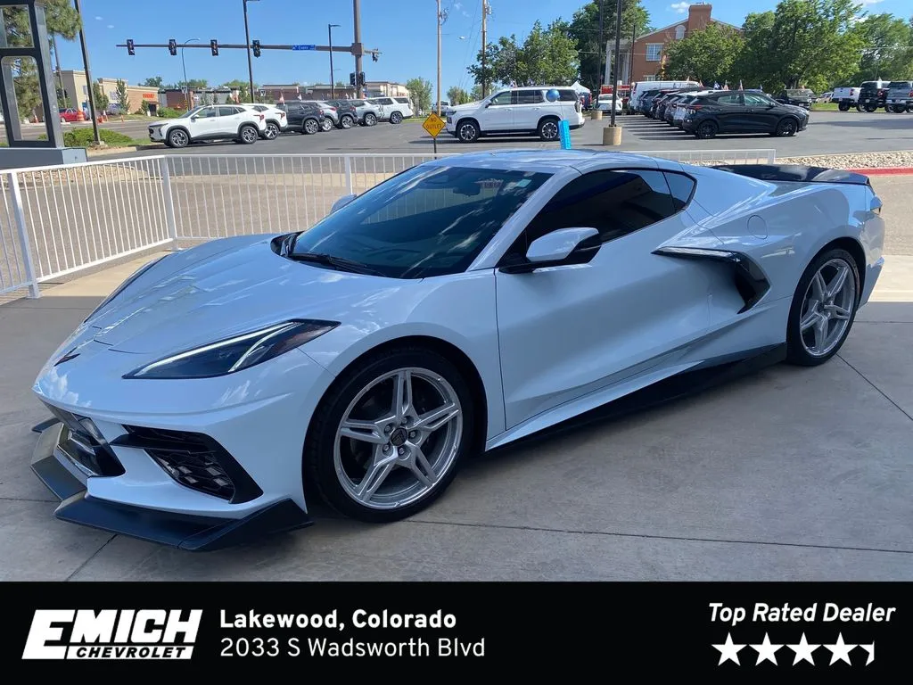 White 2024 Chevrolet Corvette Stingray for sale in Lakewood, CO