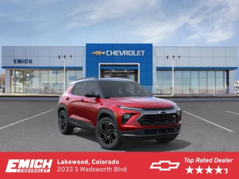 Red 2026 Chevrolet TrailBlazer RS for sale in Lakewood, CO