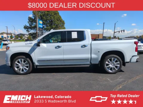 Photos of 2026 Chevrolet Silverado 1500 High Country for sale in Lakewood, CO at Emich Chevrolet