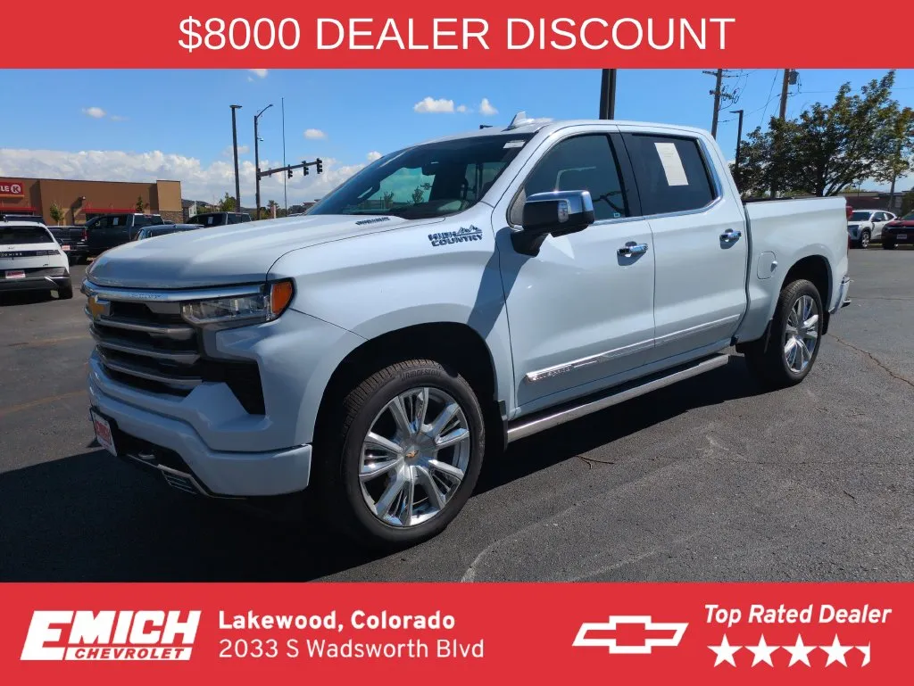 White 2026 Chevrolet Silverado 1500 High Country for sale in Lakewood, CO