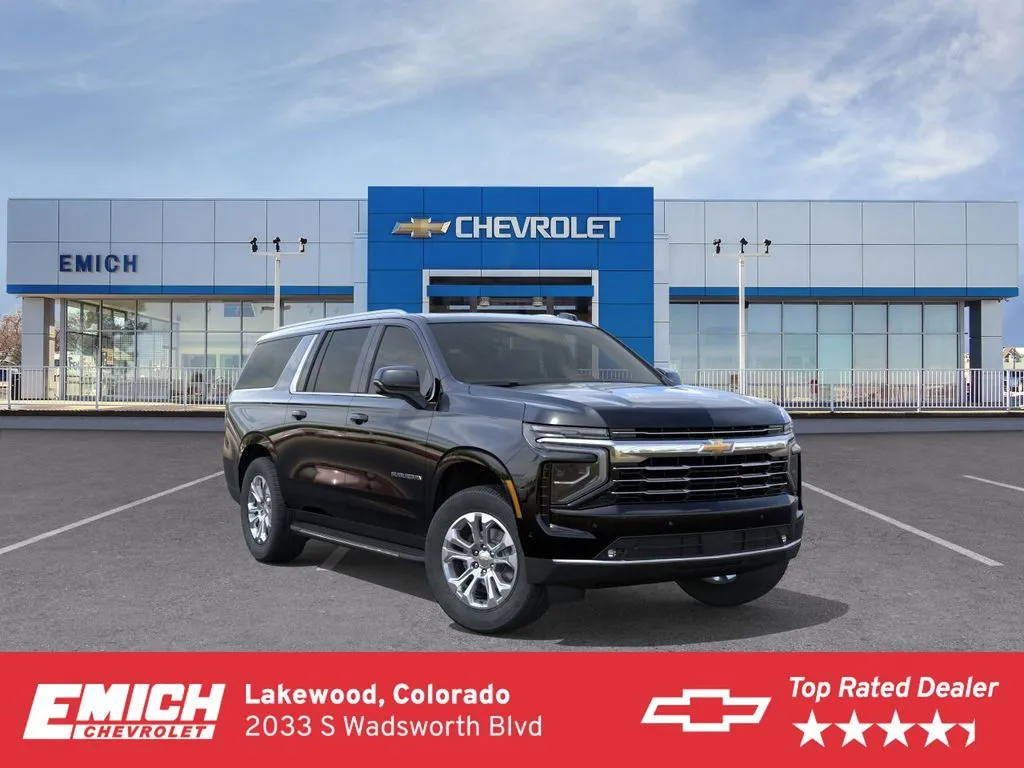 Black 2026 Chevrolet Suburban LT for sale in Lakewood, CO