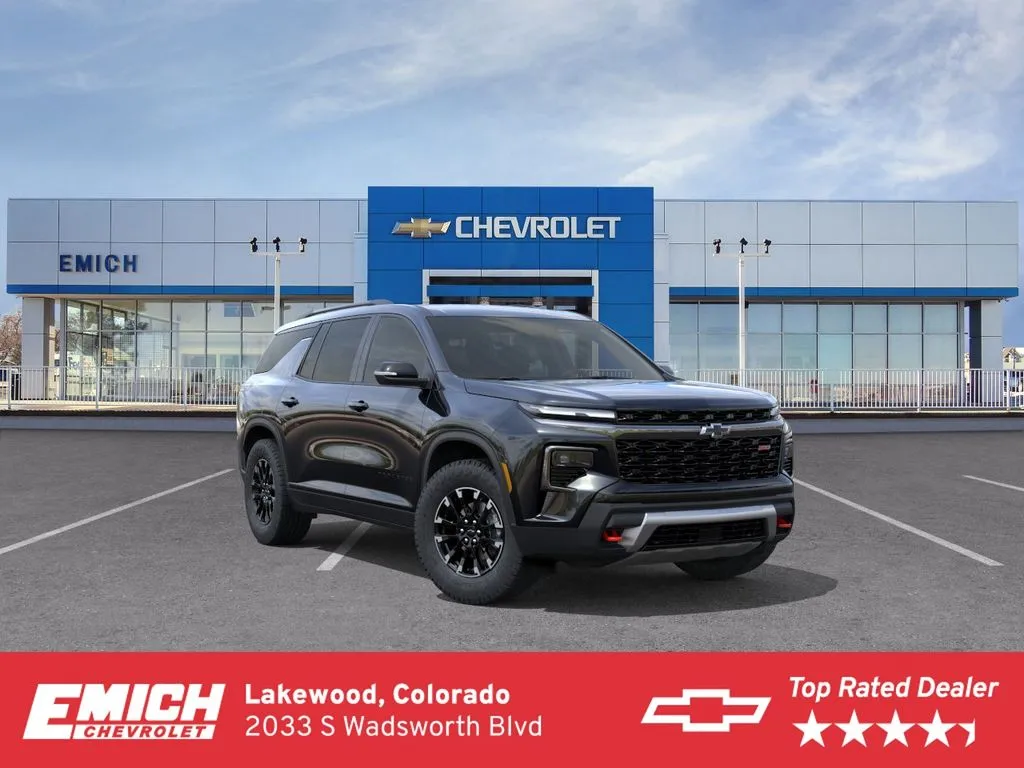 Black 2026 Chevrolet Traverse Z71 for sale in Lakewood, CO