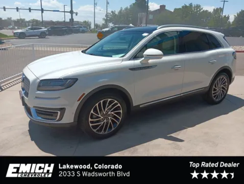White 2020 Lincoln Nautilus Reserve for sale in Lakewood, CO