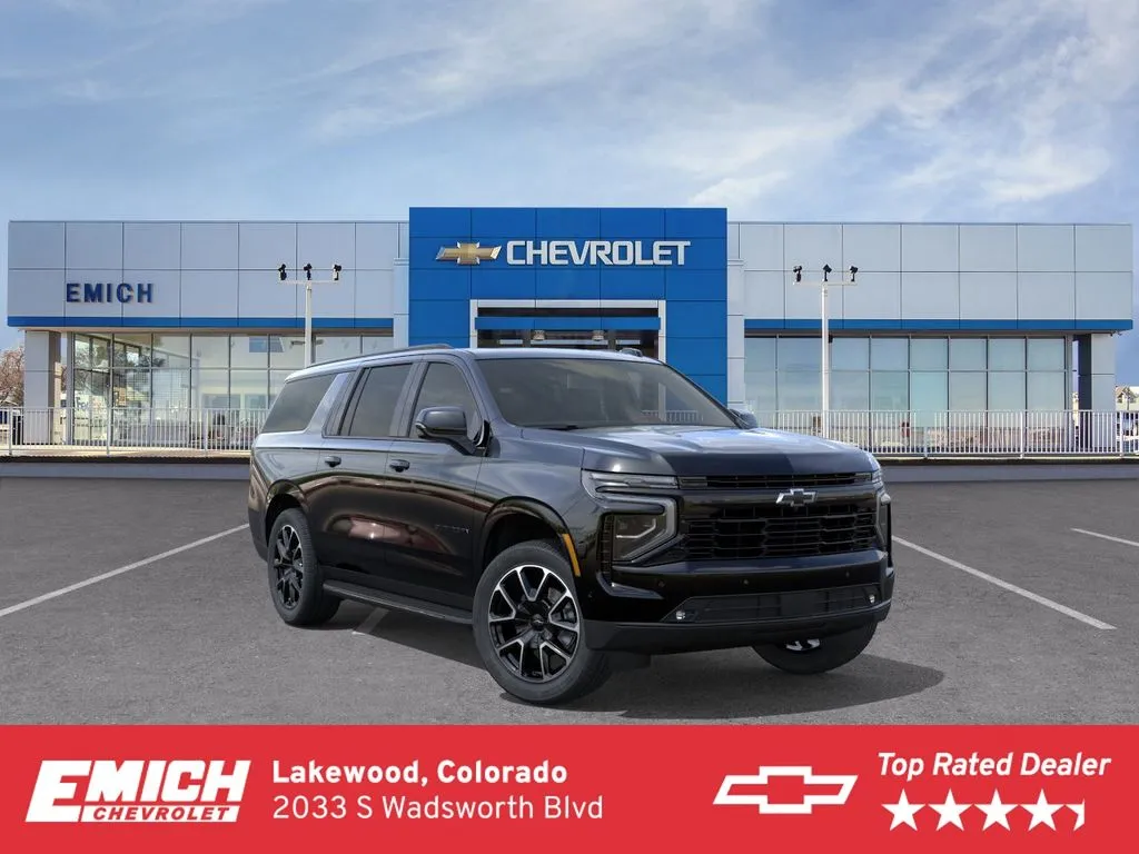 Black 2026 Chevrolet Suburban RST for sale in Lakewood, CO
