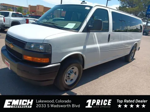 White 2025 Chevrolet Express 3500 LS for sale in Lakewood, CO