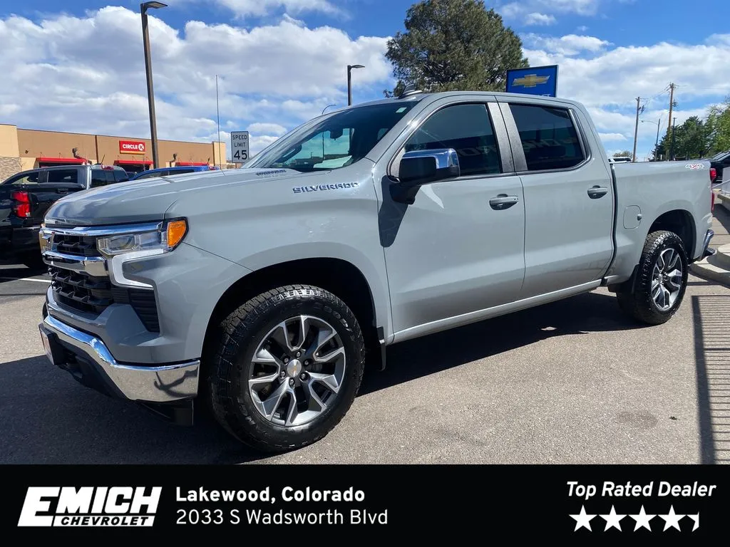 Gray 2024 Chevrolet Silverado 1500 LT for sale in Lakewood, CO