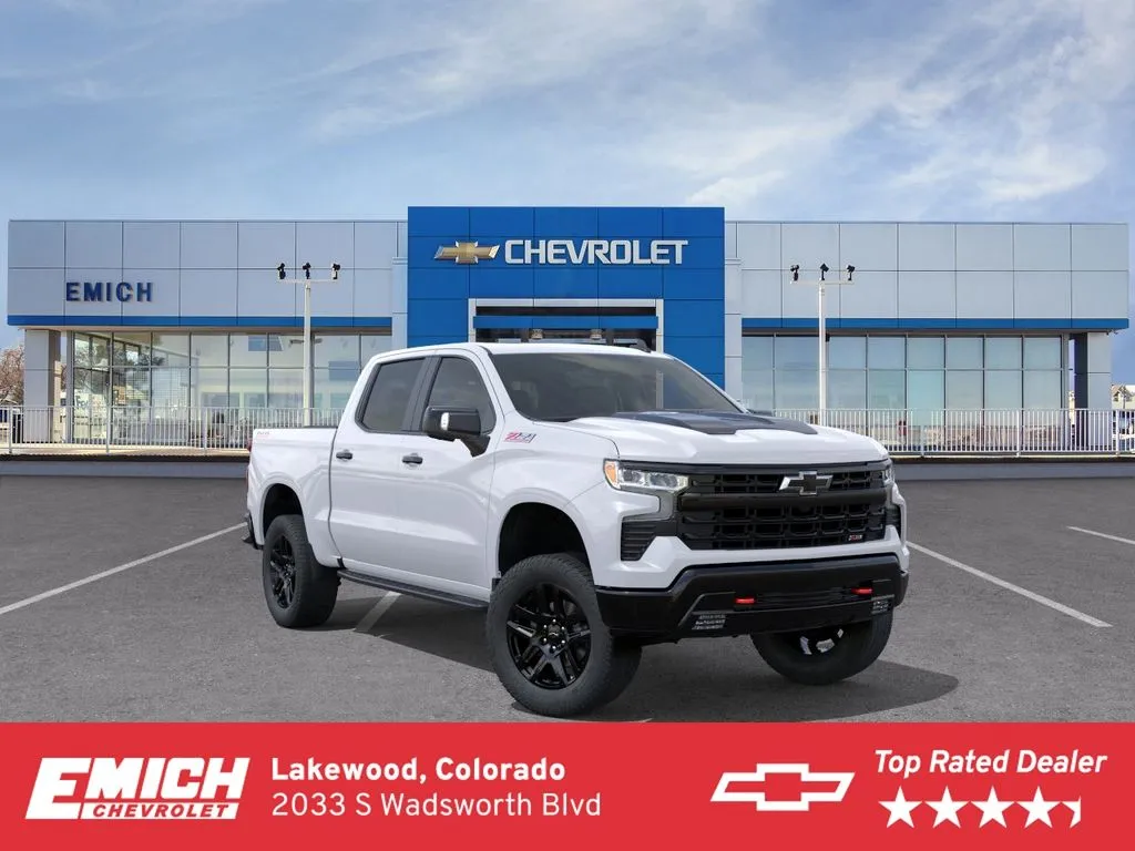 White 2026 Chevrolet Silverado 1500 LT Trail Boss for sale in Lakewood, CO