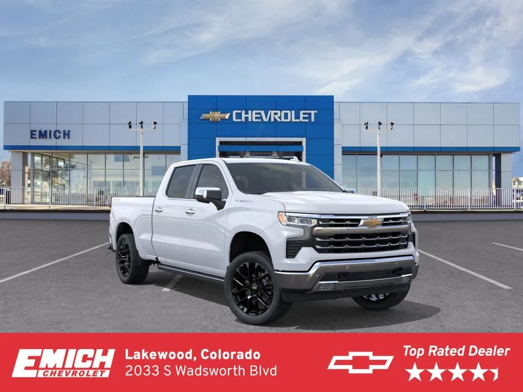 White 2026 Chevrolet Silverado 1500 LTZ for sale in Lakewood, CO