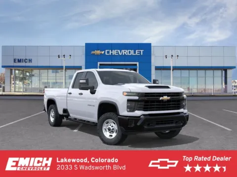 White 2026 Chevrolet Silverado 2500HD Work Truck for sale in Lakewood, CO
