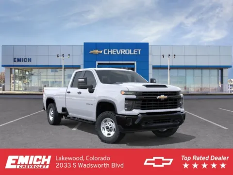 White 2026 Chevrolet Silverado 2500 HD Work Truck for sale in Lakewood, CO