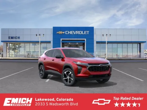 Red 2026 Chevrolet Trax 1RS for sale in Lakewood, CO