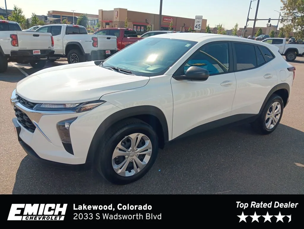 White 2026 Chevrolet Trax LS for sale in Lakewood, CO