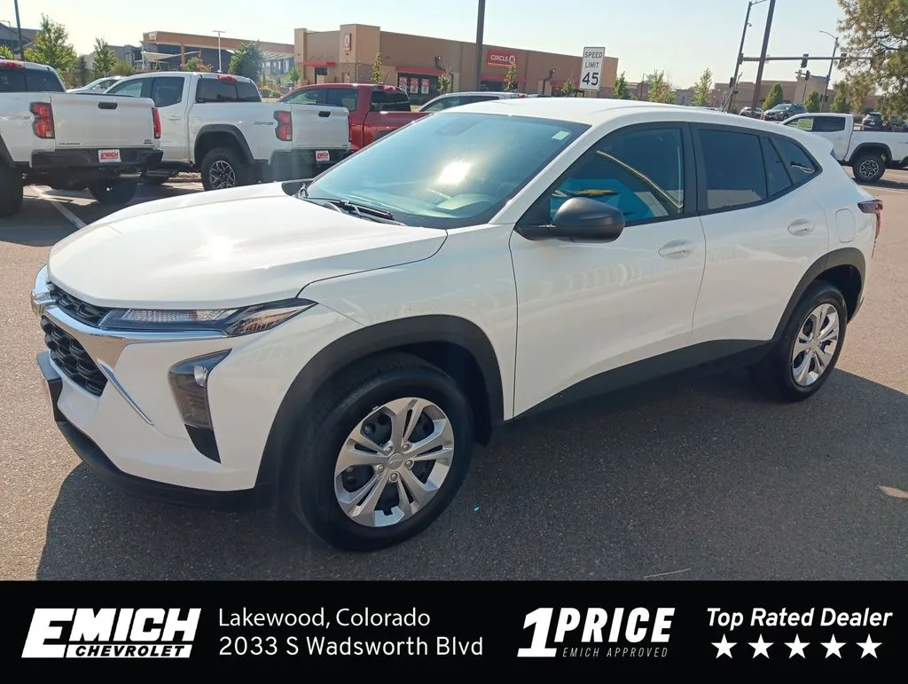 White 2026 Chevrolet Trax LS for sale in Lakewood, CO
