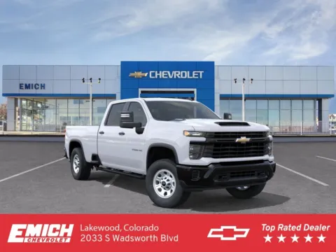 White 2026 Chevrolet Silverado 2500 HD Work Truck for sale in Lakewood, CO
