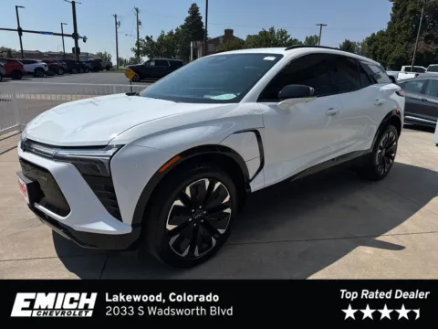 White 2024 Chevrolet Blazer EV RS for sale in Lakewood, CO