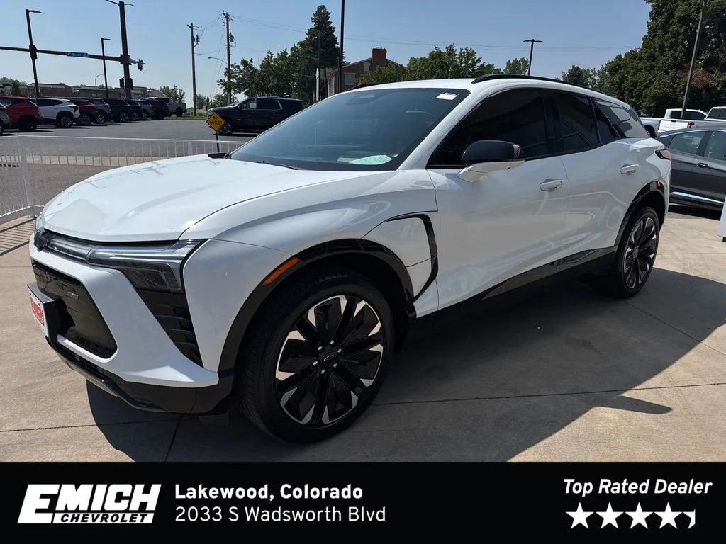 White 2024 Chevrolet Blazer EV RS for sale in Lakewood, CO