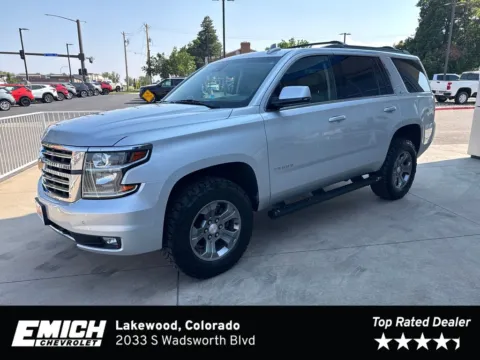 Silver 2019 Chevrolet Tahoe LT for sale in Lakewood, CO