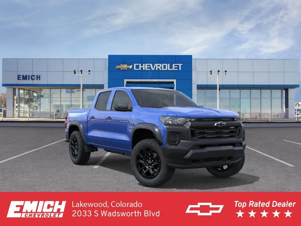 Blue 2026 Chevrolet Colorado Trail Boss for sale in Lakewood, CO