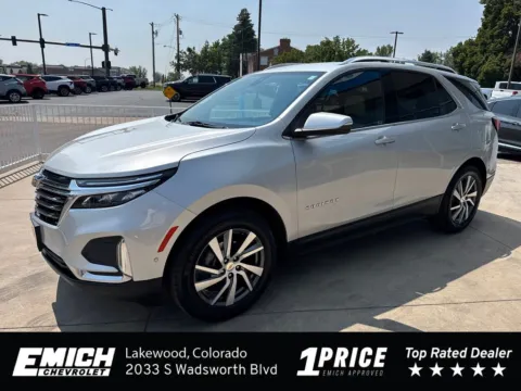 Silver 2022 Chevrolet Equinox Premier for sale in Lakewood, CO