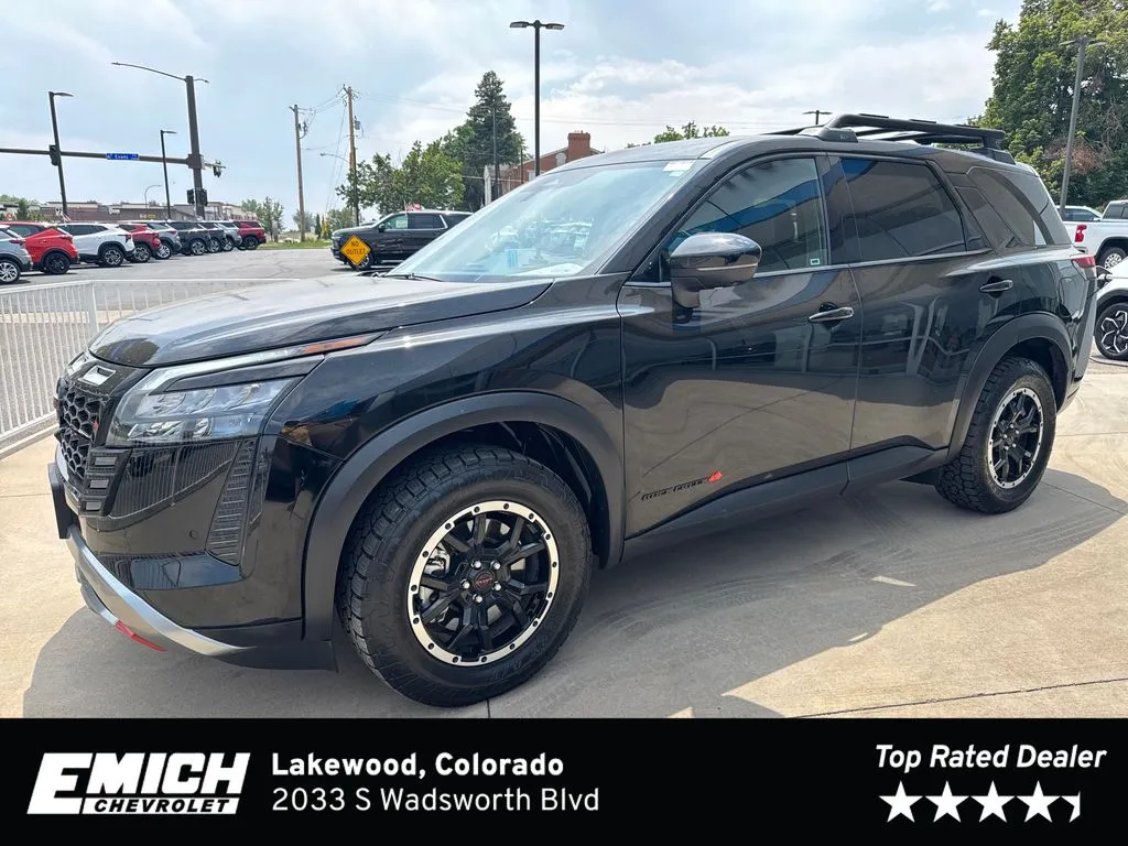 Black 2026 Nissan Pathfinder Rock Creek for sale in Lakewood, CO