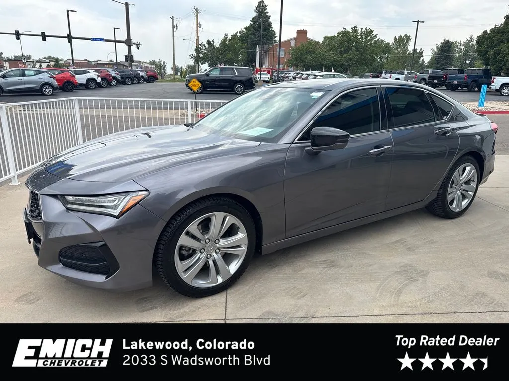 Gray 2021 Acura TLX Technology Package for sale in Lakewood, CO