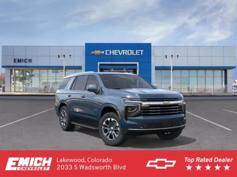 Blue 2026 Chevrolet Tahoe LT for sale in Lakewood, CO