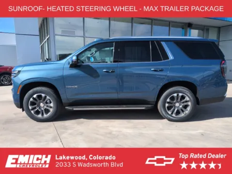 Photos of 2026 Chevrolet Tahoe LT for sale in Lakewood, CO at Emich Chevrolet