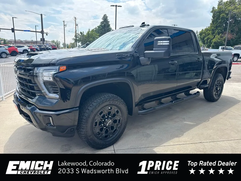 Black 2024 Chevrolet Silverado 2500 HD LTZ for sale in Lakewood, CO
