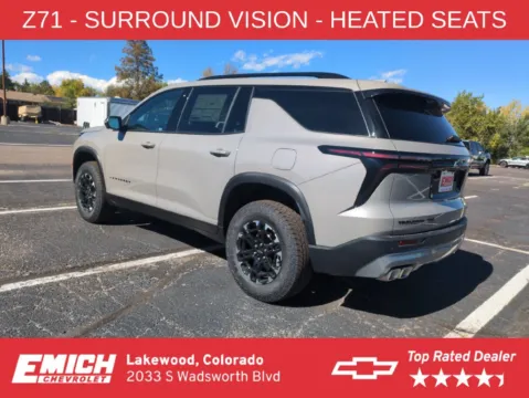 Another view of 2027 Chevrolet Traverse Z71 for sale in Lakewood, CO at Emich Chevrolet