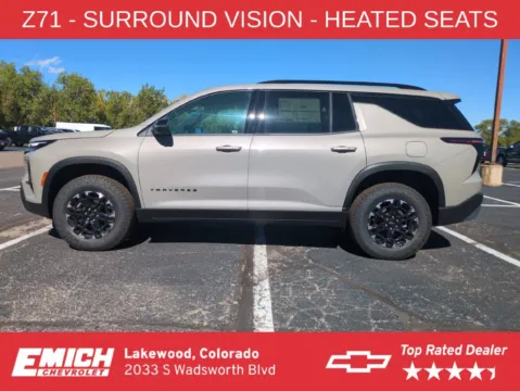 Photos of 2027 Chevrolet Traverse Z71 for sale in Lakewood, CO at Emich Chevrolet