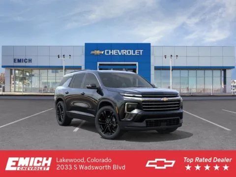 Black 2027 Chevrolet Traverse LT for sale in Lakewood, CO
