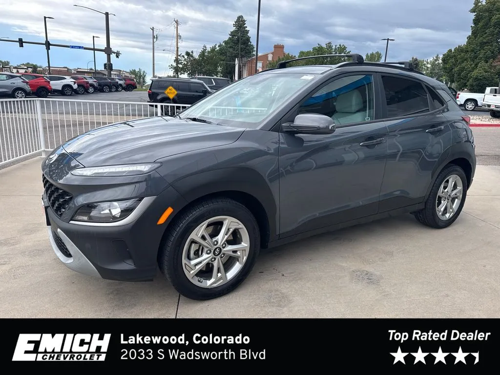 Gray 2023 Hyundai Kona SEL for sale in Lakewood, CO