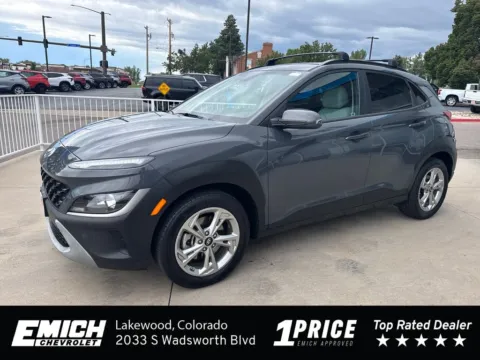 Gray 2023 Hyundai Kona SEL for sale in Lakewood, CO