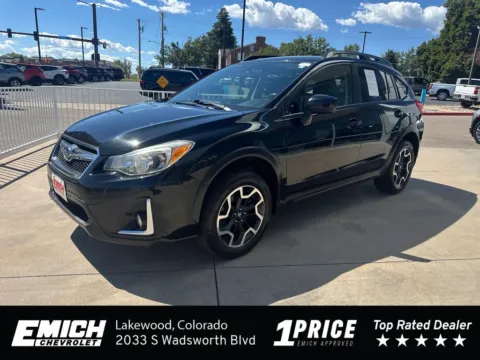 Black 2017 Subaru Crosstrek 2.0i Premium for sale in Lakewood, CO
